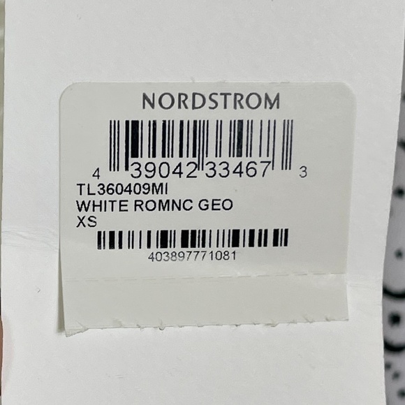 LEITH Nordstrom Black & White Strappy Twirl Dress Women's size XS NWT's - Picture 6 of 9